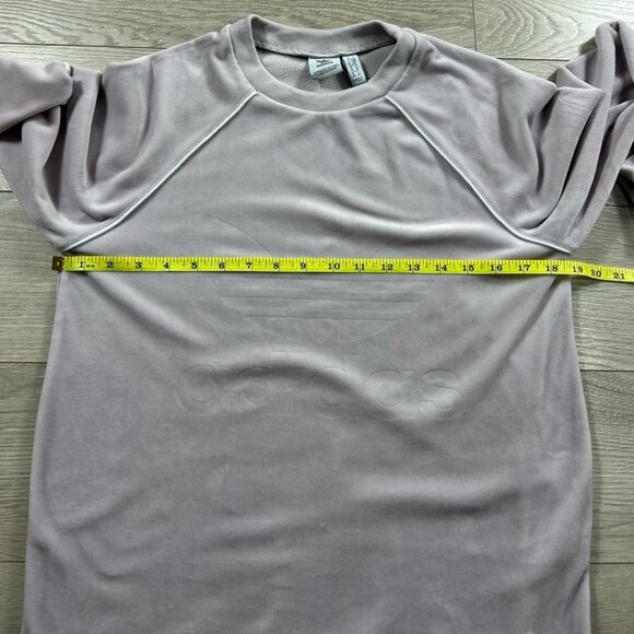 Adidas OG Velvet Long Sleeve Crewneck Top - Picture 11 of 13